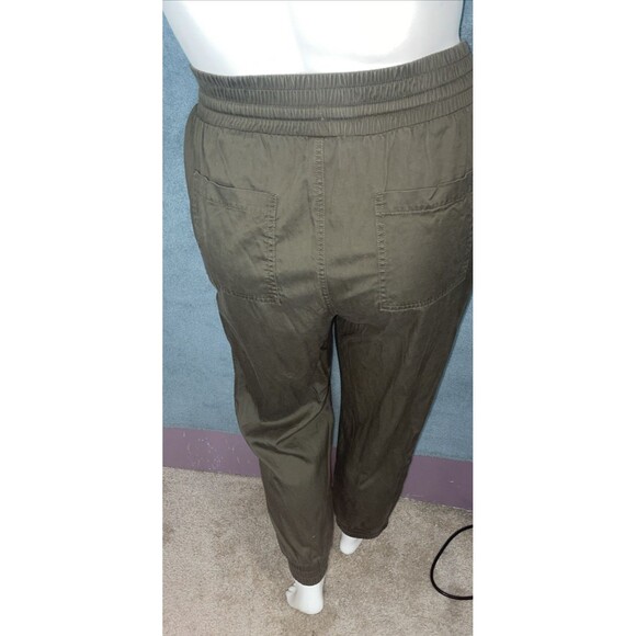A New Day Women’s XXL Olive Green Lyocell Cotton Jogger Pants Casual Minimalist - Picture 10 of 10